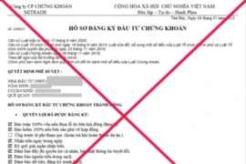 Lại mạo danh Trung tâm Lưu ký Chứng khoán kêu gọi hợp tác đầu tư