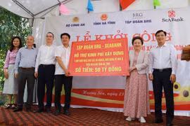 Bộ Công an, tỉnh Hà Tĩnh cùng Tập đoàn BRG, Ngân hàng SeABank bàn giao 600 nhà ở cho hộ nghèo tại Hà Tĩnh