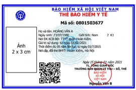 Chính thức sử dụng thẻ bảo hiểm y tế mẫu mới trên toàn quốc 