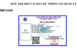 Ban hành mẫu thẻ BHYT mới, sử dụng thống nhất trên cả nước từ 1/4/2021