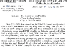 Ngăn chặn trục lợi bảo hiểm xã hội, một công dân được khen thưởng 10 triệu đồng