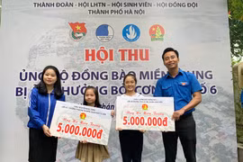 Bắt đầu hành trình "Hà Nội nghĩa tình - Vì miền Trung ruột thịt"