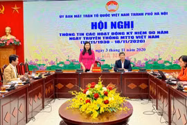 Hà Nội: Nhiều hoạt động kỷ niệm 90 năm Ngày thành lập Mặt trận Tổ quốc Việt Nam