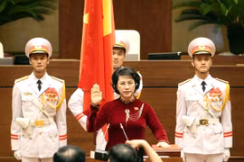 Lễ tuyên thệ của Chủ tịch Quốc hội khóa XIV Nguyễn Thị Kim Ngân