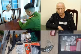Đối tượng mua bán ma túy mang theo vũ khí nóng 'sa lưới'