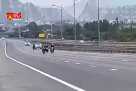 Xử phạt 120 triệu đồng nhóm thanh niên lạng lách trên cao tốc