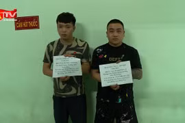 Tạt sơn vào nhà người khác để đòi nợ, hai thanh niên bị tạm giữ 