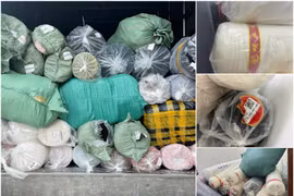 Tuần tra phát hiện xe tải chở hàng hóa không rõ nguồn gốc trên quốc lộ 1B