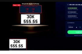 Biển số ngũ quý 5 được trả giá 14,12 tỷ đồng