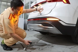10 trung tâm đăng kiểm tại Hà Nội được bổ sung cảnh sát giao thông