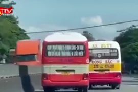 Triệu tập 2 lái xe buýt rượt đuổi nhau trên quốc lộ 1A
