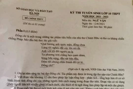 Gợi ý đáp án môn Ngữ văn vào lớp 10 Hà Nội đầy đủ, chính xác nhất