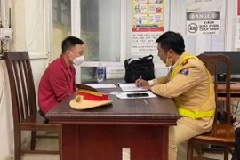 Lái xe gây tai nạn trên phố Bạch Mai vi phạm nồng độ cồn vượt mức định khung