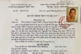 Truy nã đối tượng chém vợ tới tấp tại xưởng may ở Thanh Hóa