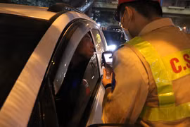 Phát hiện nhiều 'ma men' vi phạm nồng độ cồn trong đêm Giáng sinh