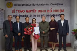 Bổ nhiệm Phó Tổng biên tập Tạp chí Sức khỏe cộng đồng