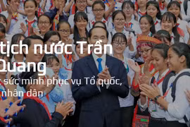 Chủ tịch nước Trần Đại Quang: Làm hết sức mình phục vụ Tổ quốc, phục vụ nhân dân