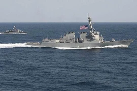 Mỹ tiếp tục điều tàu chiến tuần tra Biển Đông