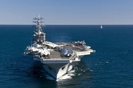 Mỹ triển khai siêu tàu sân bay hạt nhân diễn tập với Hàn Quốc 