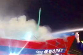 Quảng Ngãi: Cháy rụi tàu cá đang neo đậu trong cảng