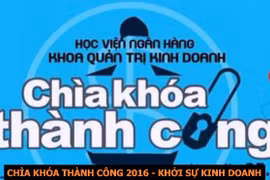 "Khởi sự kinh doanh" với "Chìa khóa thành công" 2016