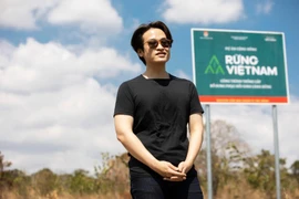 Ca sĩ Hà Anh Tuấn nối dài dự án trồng rừng Việt Nam