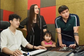 Ngọc Anh thu âm ca khúc được ông xã viết tặng riêng cho mình