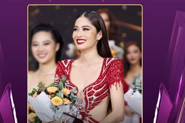 Thi Hoa hậu, chị gái song sinh của Nam Em giành giải khuôn mặt đẹp nhất 