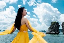 Đại diện nhan sắc Việt quảng bá vịnh Hạ Long tại "Hoa hậu Hoàn cầu 2022"