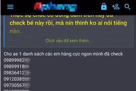 Điều tra vụ việc số điện thoại của nhiều người dân bị đưa lên trang web "đen"