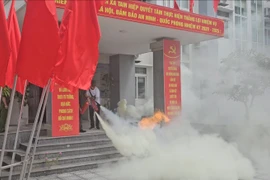 Huyện Thanh Trì tổ chức Lễ ra mắt “điểm” lực lượng tham gia bảo vệ an ninh trật tự ở cơ sở