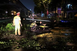 Công an Hà Nội chủ động hưởng ứng Tuần lễ Quốc gia phòng, chống thiên tai năm 2024