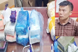 Vận chuyển 7,1 kg ma túy bằng xe máy