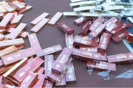 Công an huyện Đông Anh đột kích kho cất giấu thuốc lá liên quan đến người nước ngoài 