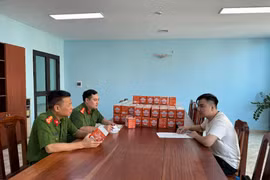 Bắt quả tang đối tượng vận chuyển trên 1 tạ pháo hoa nổ