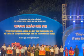 Trao giải vinh danh Hội thi Tình nguyện viên tuyên truyền phòng chống ma túy cấp thành phố