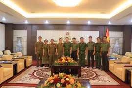 Công an Hà Nội tiếp đoàn Cơ quan đại diện Bộ Công an Lào tại Việt Nam