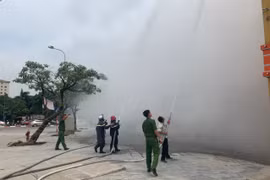 Diễn tập cứu nạn, chữa cháy tại Công ty cổ phần đầu tư và du lịch Thiên Sơn