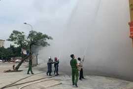 Diễn tập cứu nạn, chữa cháy tại Công ty cổ phần đầu tư và du lịch Thiên Sơn