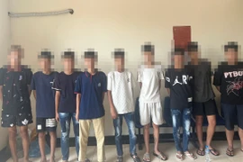 Bắt khẩn cấp nhóm đối tượng mang hung khí giải quyết mâu thuẫn