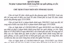 Phạt 62,5 triệu đồng một trường hợp không chấp hành lệnh gọi nhập ngũ