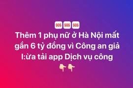 Cảnh giác phần mềm dịch vụ công giả mạo cơ quan Công an để lừa đảo chiếm đoạt tiền
