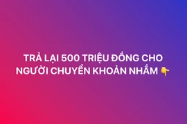 Trao trả 500 triệu đồng cho chủ nhân chuyển nhầm tài khoản 