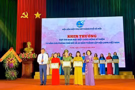 Chủ tịch thành phố Hà Nội tặng Bằng khen Hội phụ nữ Công an Tây Hồ