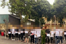 Sáu đối tượng dương tính ma túy trong ổ nhóm mang hung khí gây rối trật tự công cộng