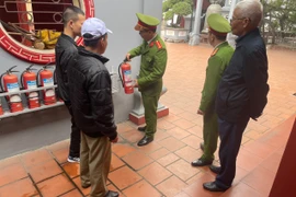 Chủ động các biện pháp đảm bảo an toàn cháy, nổ tại phủ Tây Hồ trước Tết Nguyên đán