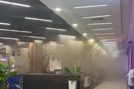 Xảy cháy gian hàng tại Trung tâm thương mại Big C Thăng Long