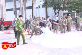 Nâng cao nghiệp vụ PCCC cho lực lượng bảo vệ dân phố, dân phòng