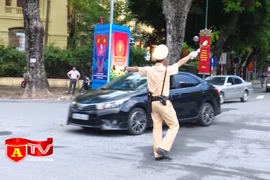 Phân luồng giao thông phục vụ Đại hội đại biểu toàn quốc các dân tộc thiểu số Việt Nam lần thứ II