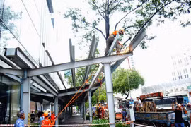 Một tòa nhà bị ông Đoàn Ngọc Hải xử phạt đến 58 triệu đồng